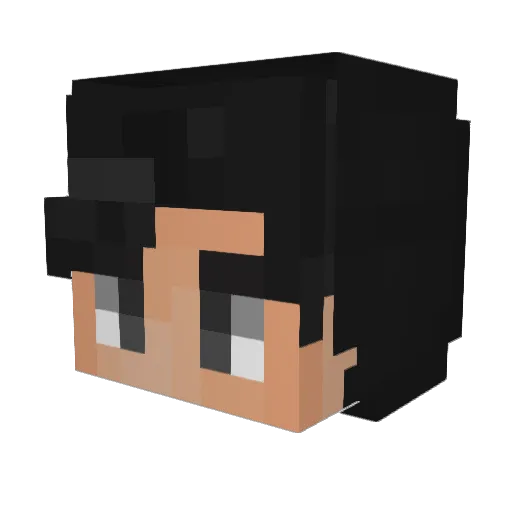 CaptainCrazy91 Minecraft avatar head, 3D render
