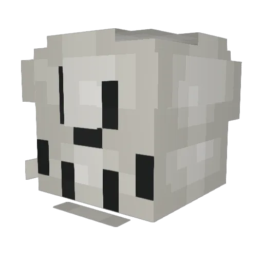 CaptainFabulous Minecraft avatar head, 3D render