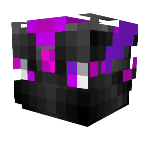 CaptainHell Minecraft avatar head, 3D render