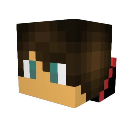 CaptainJack3428 Minecraft avatar head, 3D render