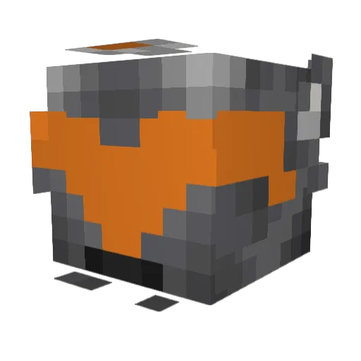 CaptainKB Minecraft avatar head, 3D render