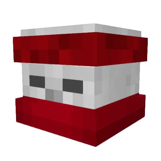 CaptainMEX1818 Minecraft avatar head, 3D render