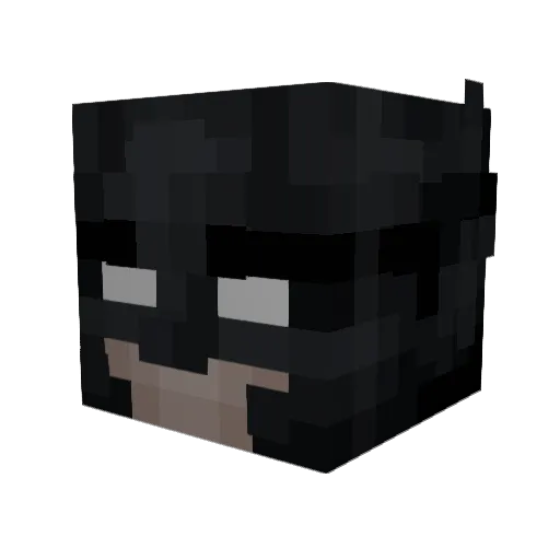 CaptainMericano Minecraft avatar head, 3D render