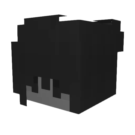 CaptainNissan Minecraft avatar head, 3D render