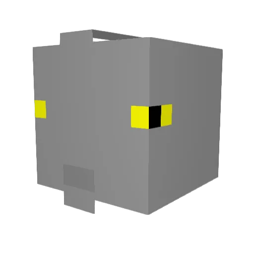 CaptainPanderPo Minecraft avatar head, 3D render