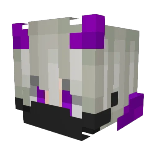 CaptainPanther5 Minecraft avatar head, 3D render