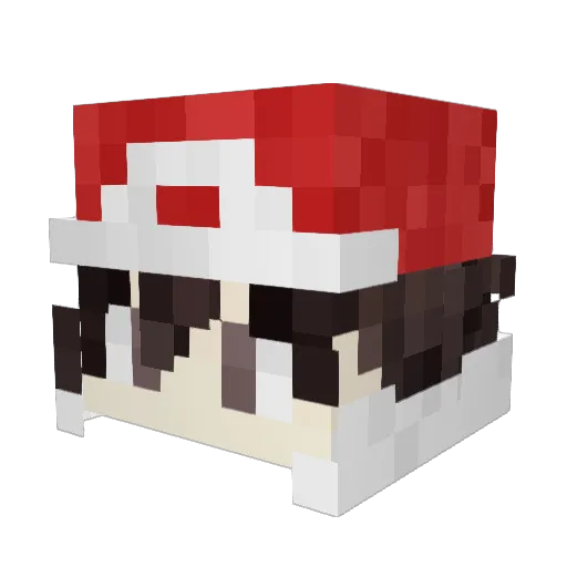 CaptainRex4475 Minecraft avatar head, 3D render