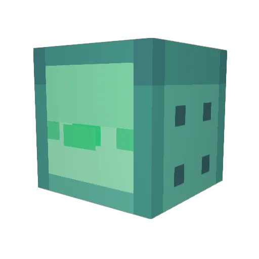 CaptainSeSe Minecraft avatar head, 3D render