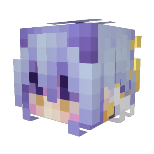 CaptainShad0w Minecraft avatar head, 3D render
