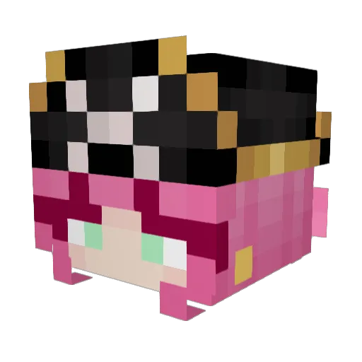 CaptainShelby Minecraft avatar head, 3D render