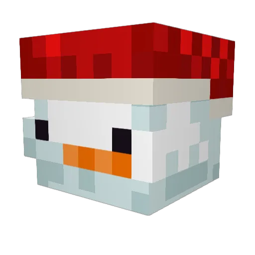 CaptainTesla Minecraft avatar head, 3D render