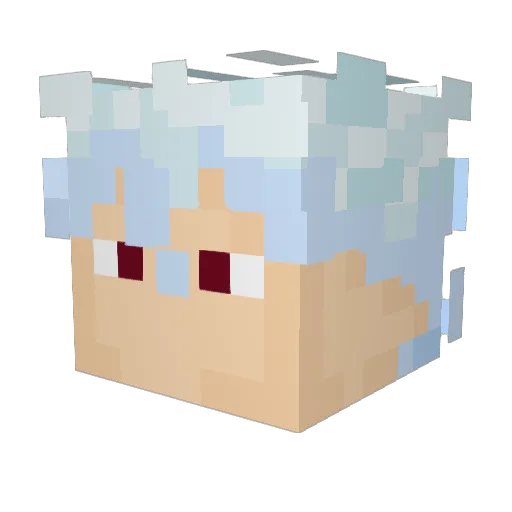 CaptainTjay Minecraft avatar head, 3D render