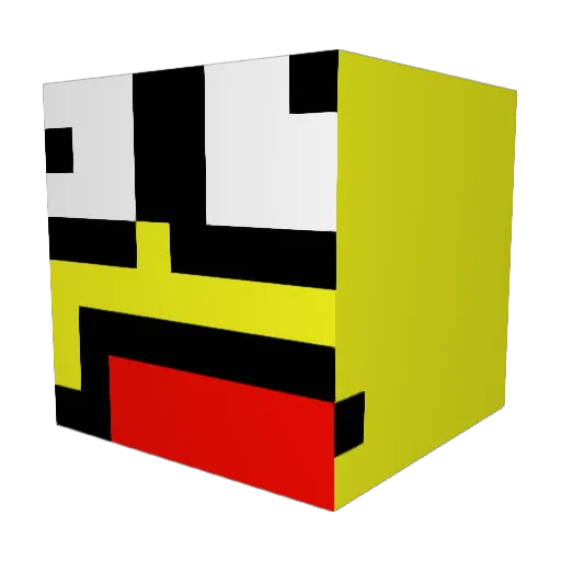 CaptainToast69 Minecraft avatar head, 3D render