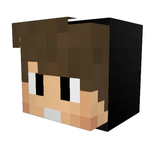 CaptainTonyKing Minecraft avatar head, 3D render