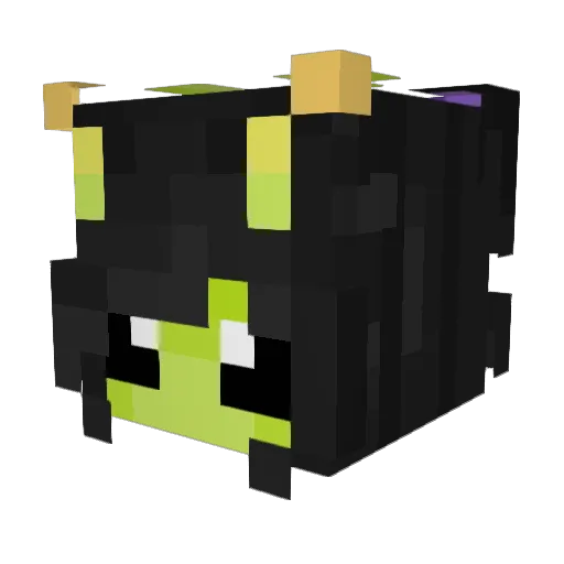 CaptainWirt Minecraft avatar head, 3D render