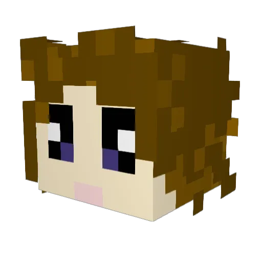 Captain_Adrian Minecraft avatar head, 3D render