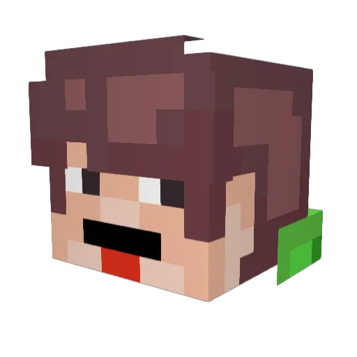 Captain_Buzz Minecraft avatar head, 3D render