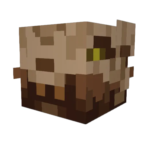 Captain_C0rn Minecraft avatar head, 3D render