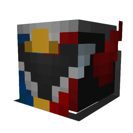 Captain_CW Minecraft avatar head, 3D render