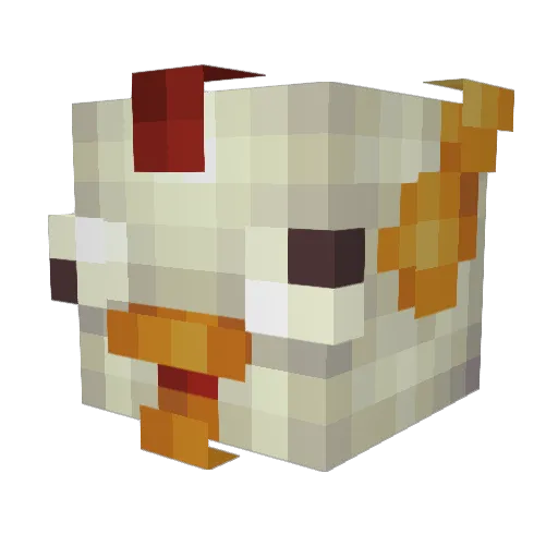 Captain_Chipmunk Minecraft avatar head, 3D render