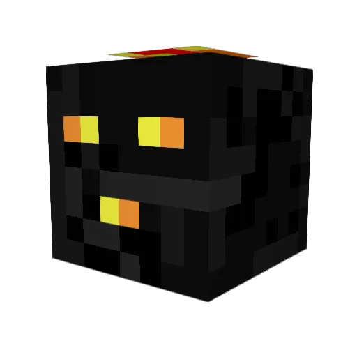 Captain_Crowe Minecraft avatar head, 3D render