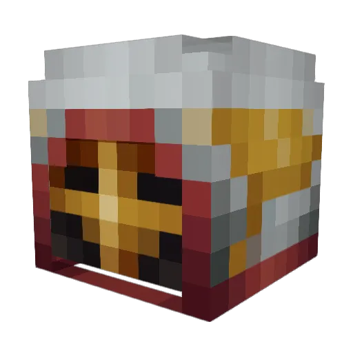Captain_Devil Minecraft avatar head, 3D render