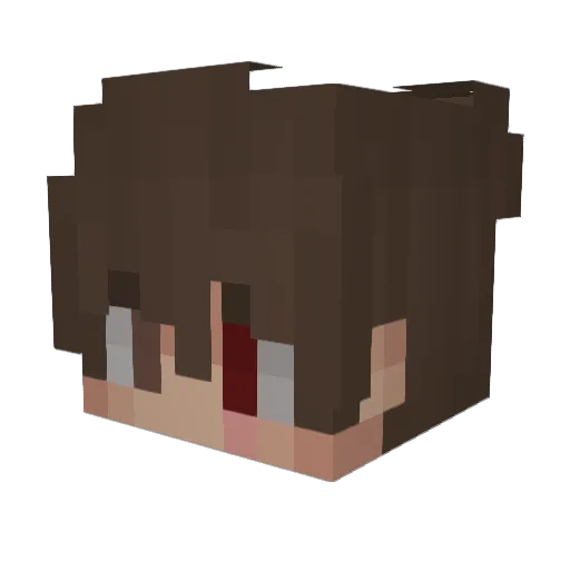 Captain_Doom Minecraft avatar head, 3D render