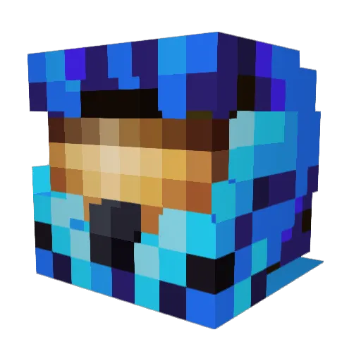 Captain_EJ2010 Minecraft avatar head, 3D render