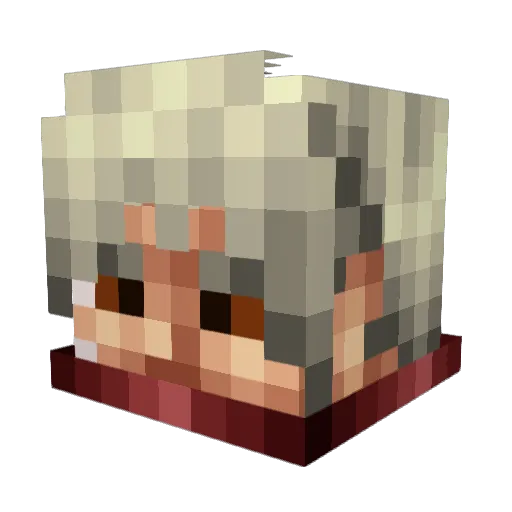 Captain_Extremo Minecraft avatar head, 3D render