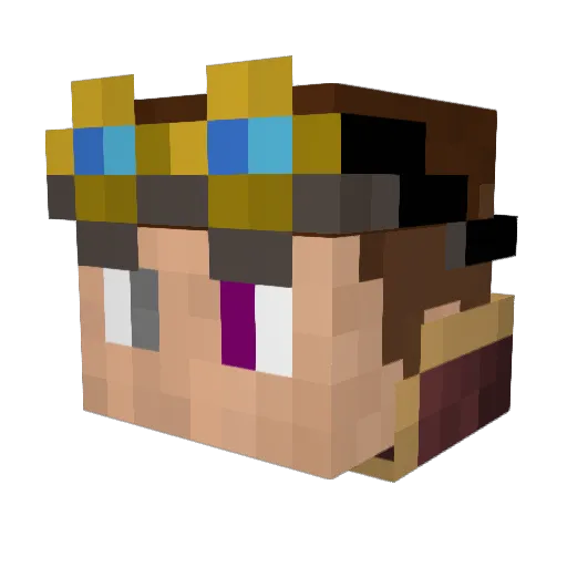 Captain_Flynt Minecraft avatar head, 3D render