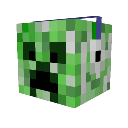 Captain_Iglo97 Minecraft avatar head, 3D render
