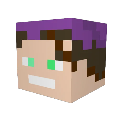 Captain_Jess Minecraft avatar head, 3D render