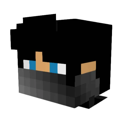 Captain_John_GR Minecraft avatar head, 3D render