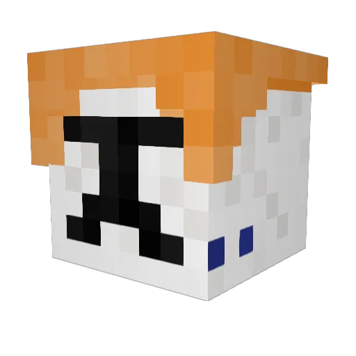 Captain_Jorge Minecraft avatar head, 3D render
