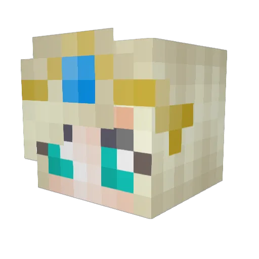 Captain_Kalypso Minecraft avatar head, 3D render