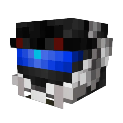 Captain_Krik Minecraft avatar head, 3D render
