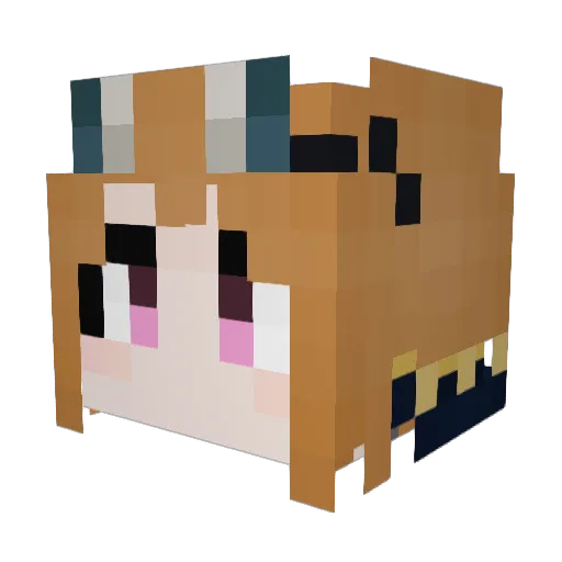 Captain_Leone Minecraft avatar head, 3D render
