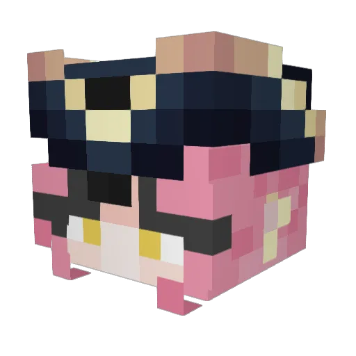 Captain_Lutz Minecraft avatar head, 3D render