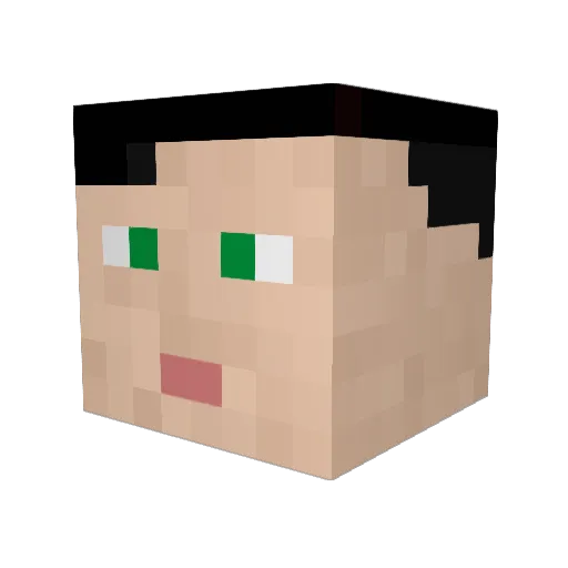 Captain_Marcus_ Minecraft avatar head, 3D render