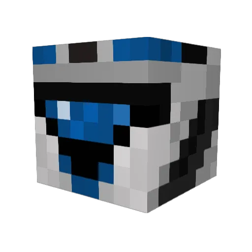 Captain_Marios Minecraft avatar head, 3D render