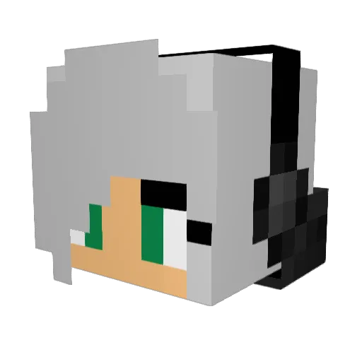 Captain_Martiana Minecraft avatar head, 3D render