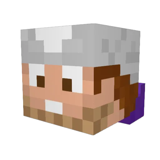Captain_Melody Minecraft avatar head, 3D render