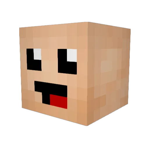 Captain_Murca Minecraft avatar head, 3D render