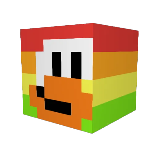 Captain_Pooopa Minecraft avatar head, 3D render