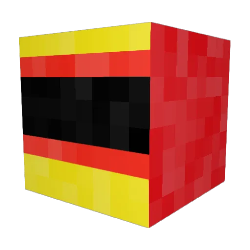 Captain_S1234 Minecraft avatar head, 3D render