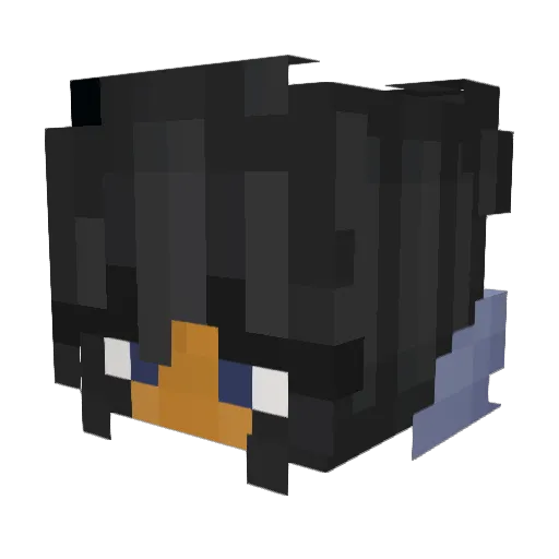Captain_Sea_ Minecraft avatar head, 3D render