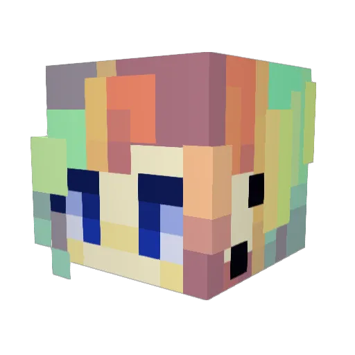 Captain_Sky1 Minecraft avatar head, 3D render