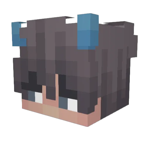 Captain_Sokka Minecraft avatar head, 3D render
