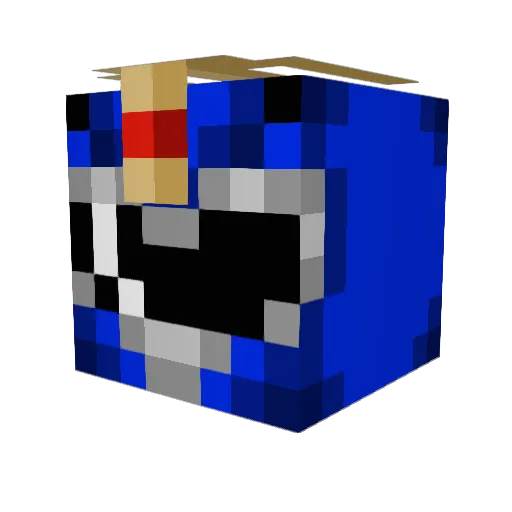 Captain_Sonny Minecraft avatar head, 3D render