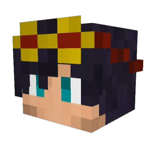 Captain_Yougle Minecraft avatar head, 3D render